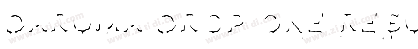 Daruma Drop One Regu字体转换